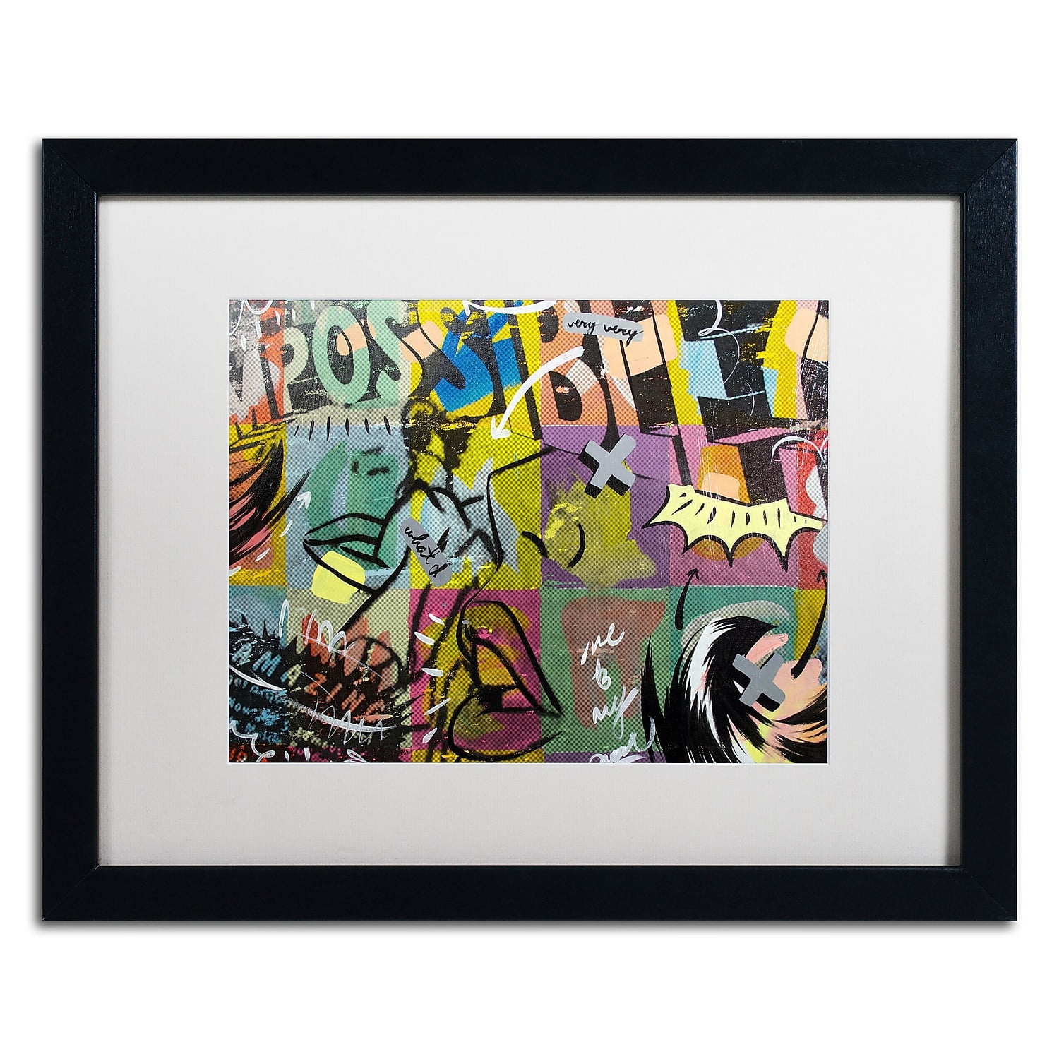 Dan Monteavaro 'IMPOSSIBLE' Matted Framed Art