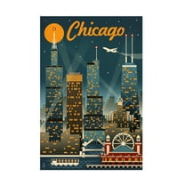 Lantern Press 'Travel 123' Canvas Art