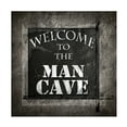 thumbnail image 1 of LightBoxJournal 'Welcome To Man Cave Warning' Canvas Art, 1 of 4