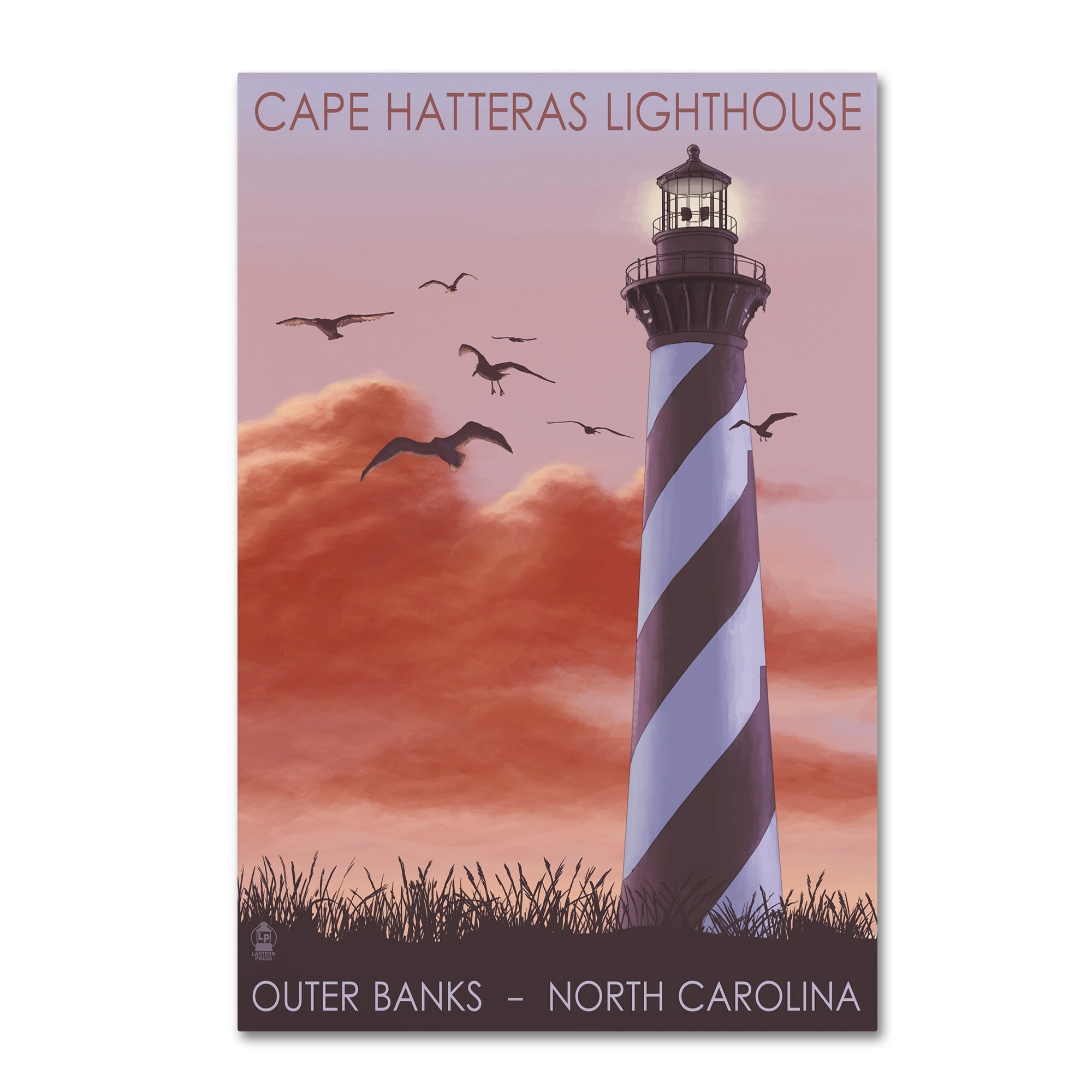 Lantern Press 'Light House 1' Canvas Art