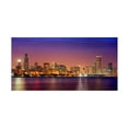thumbnail image 1 of Mike Jones Photo 'Chicago Dusk full skyline' Canvas Art, 1 of 4