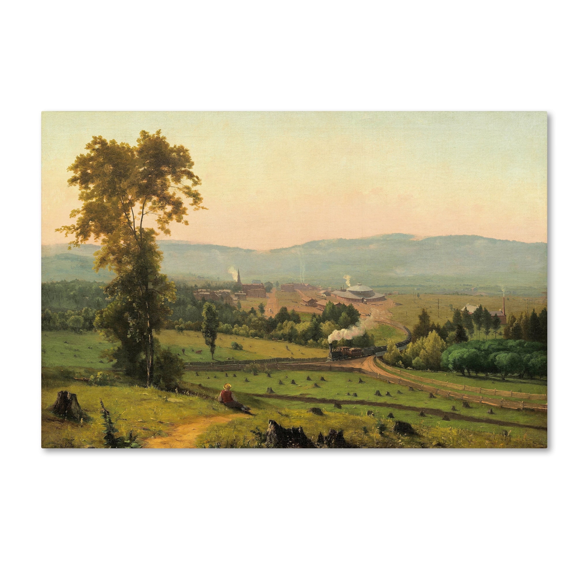 George Inness 'The Lackawanna Valley' Landscape Canvas Art - 12" x 19"