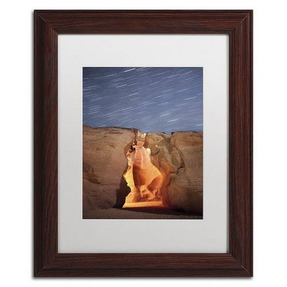 Moises Levy 'Flame' Matted Framed Art