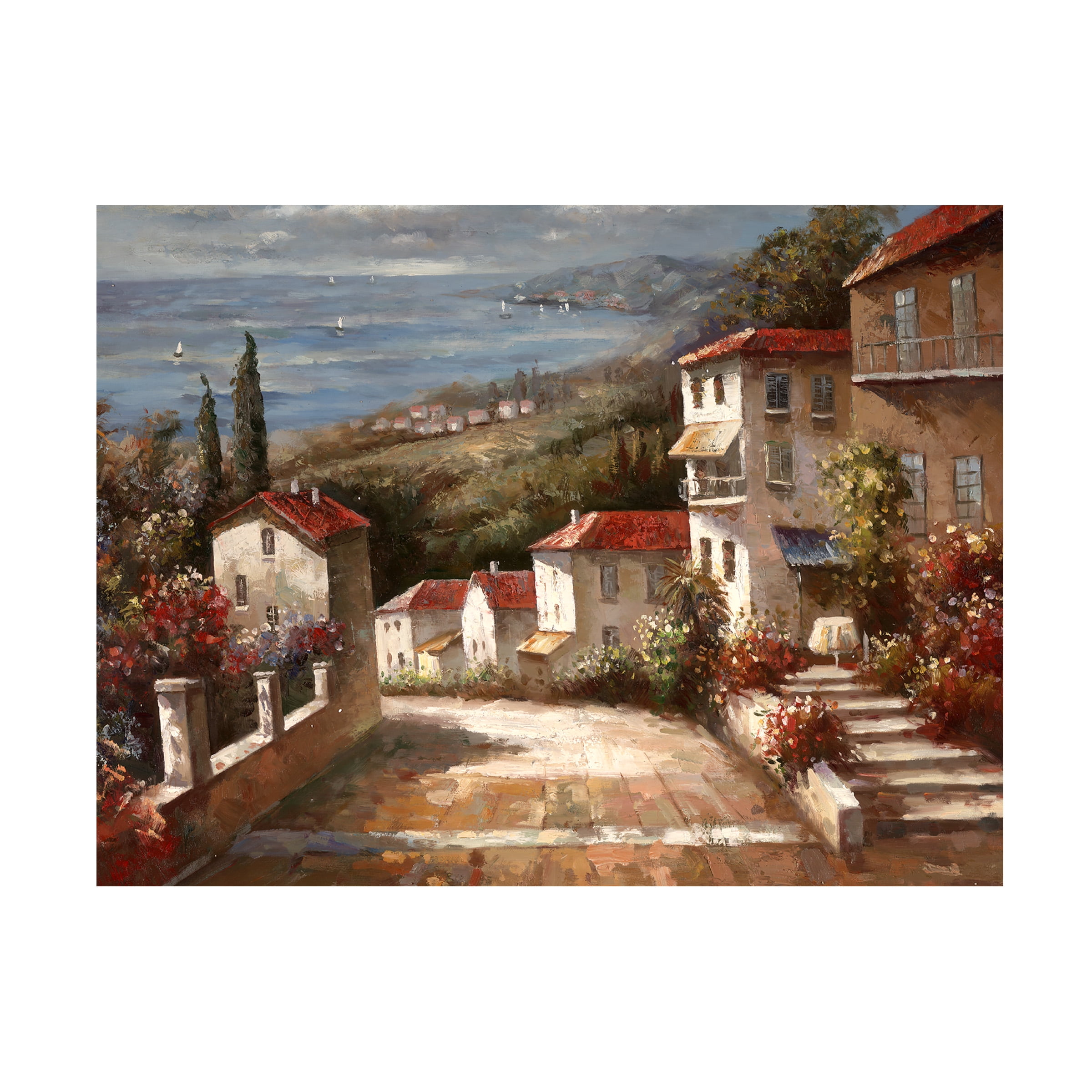 Trademark Fine Art Joval Home in Tuscany Canvas Wall Art - 14x19