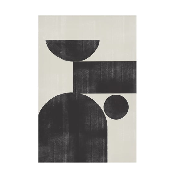 THE MIUUS STUDIO 'Shape Study No2' Canvas Art