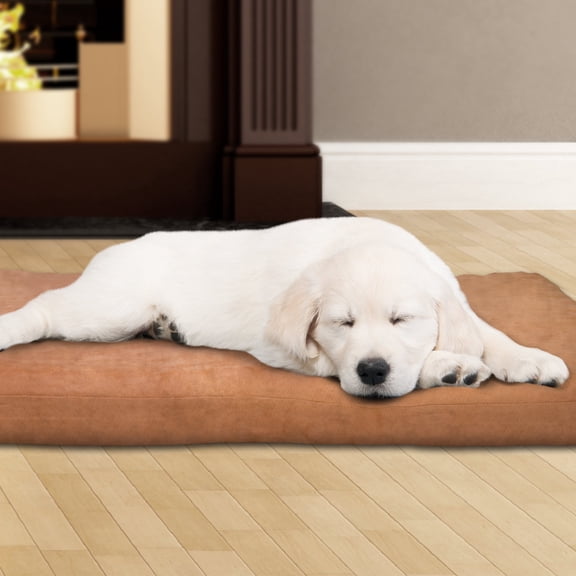 PETMAKER 36x27-Inch Orthopedic Dog Bed with Removable Cover (Clay)
