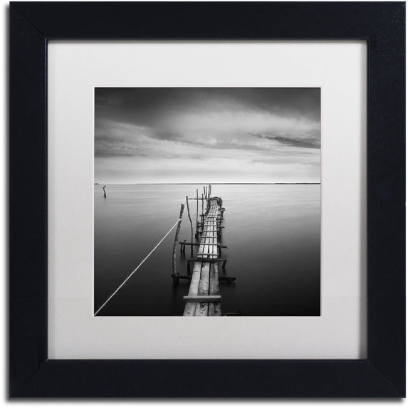 Moises Levy 'Direction' Matted Framed Art