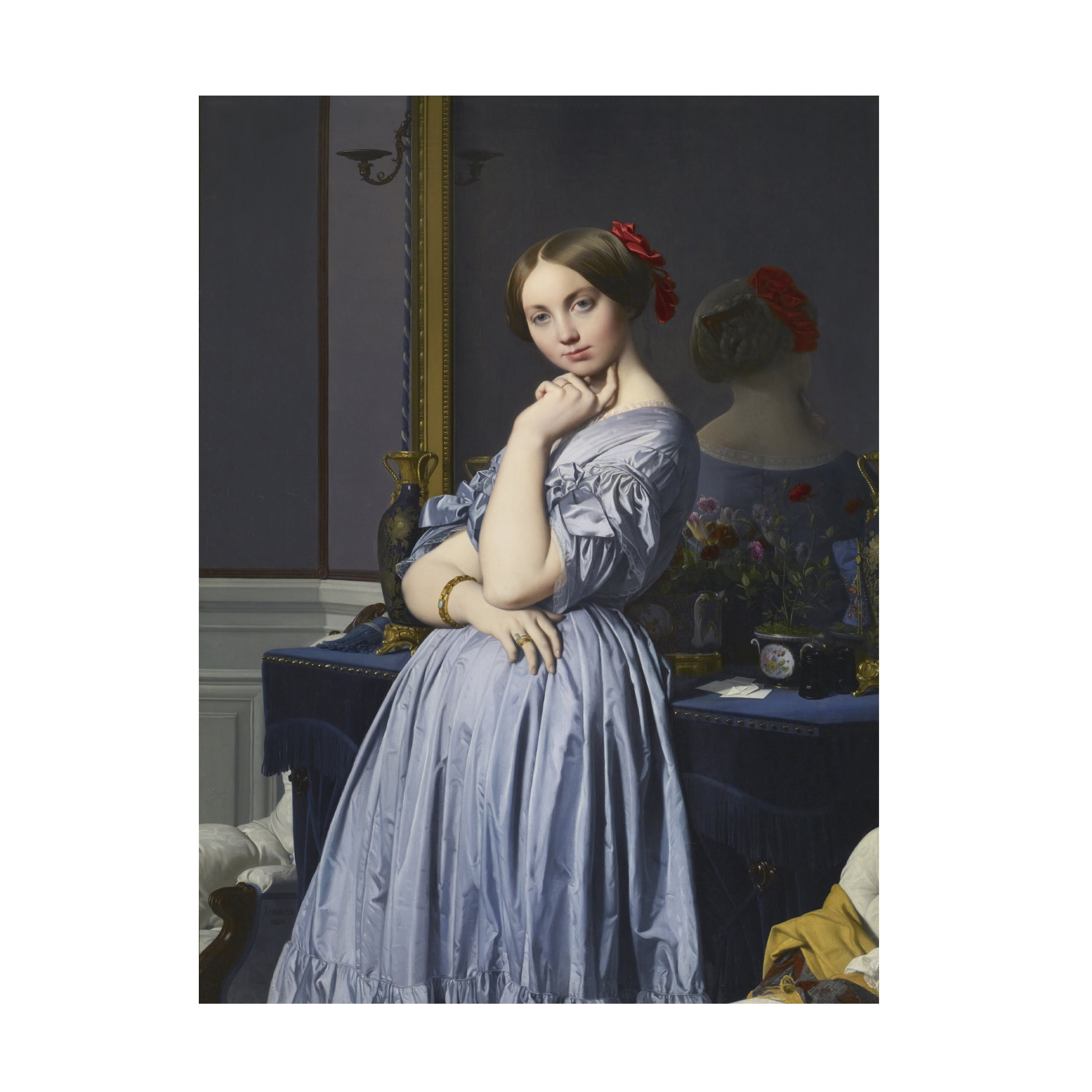 Ingres 'Comtesse De Haussonville' Canvas Art