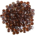 thumbnail image 1 of Pure Garden 10lbs Fire Pit Glass - 3/4-Inch Glass Rocks, Amber, 1 of 10