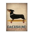 thumbnail image 1 of Ryan Fowler 'Dachshund Longboards' Canvas Art, 1 of 4
