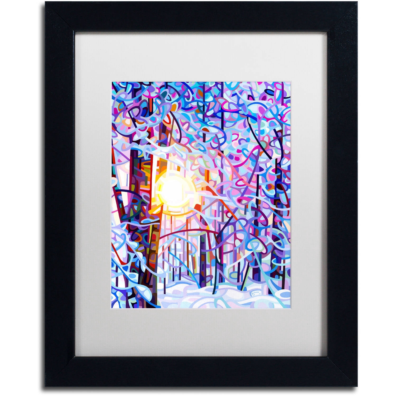 Mandy Budan 'Early Riser' Matted Framed Art