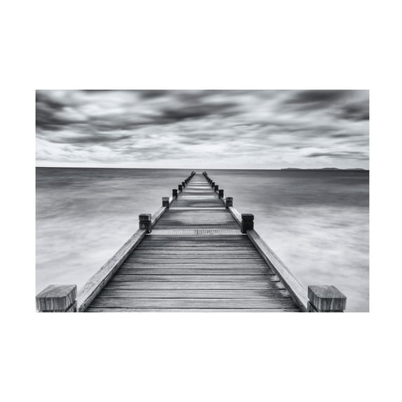 Jean-Louis Viretti 'Embarquement' Canvas Art