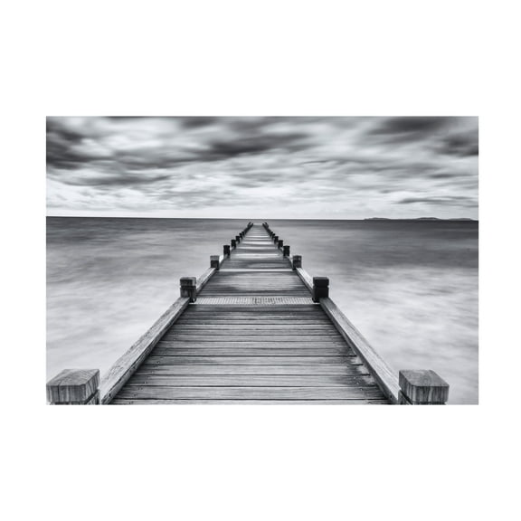 Jean-Louis Viretti 'Embarquement' Canvas Art