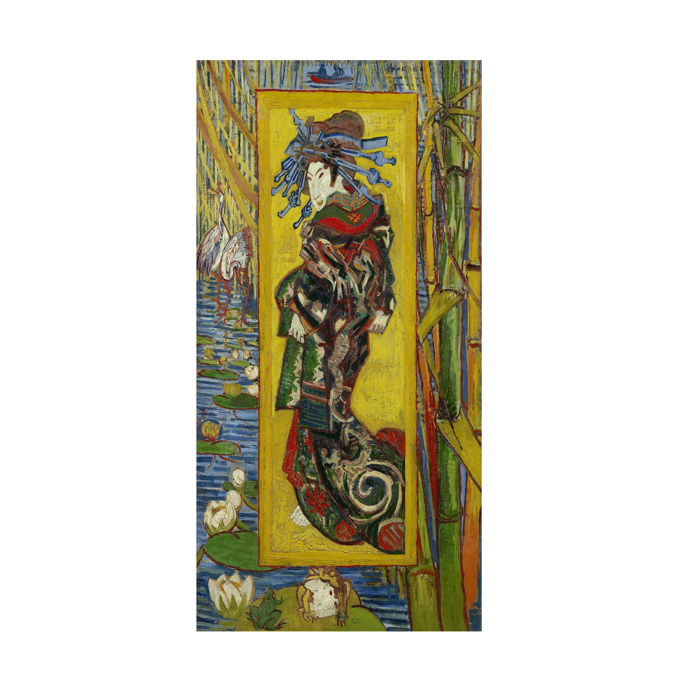 Van Gogh 'Courtesan After Eisen' Canvas Art