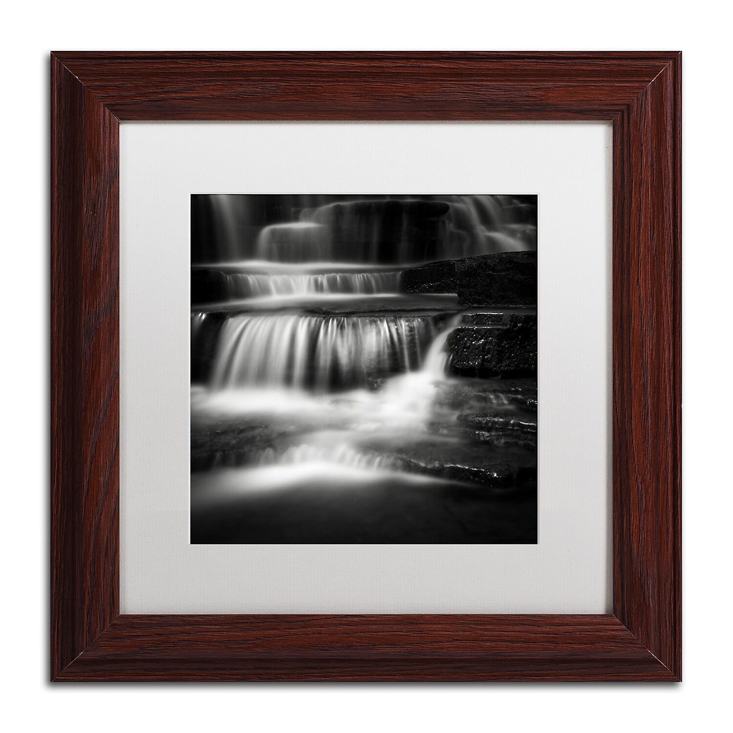 Dave MacVicar 'Cascade' Matted Framed Art