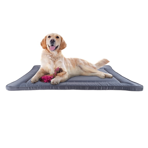 PETMAKER Waterproof Dog Crate Bed - Gray, 38.75" x 25"
