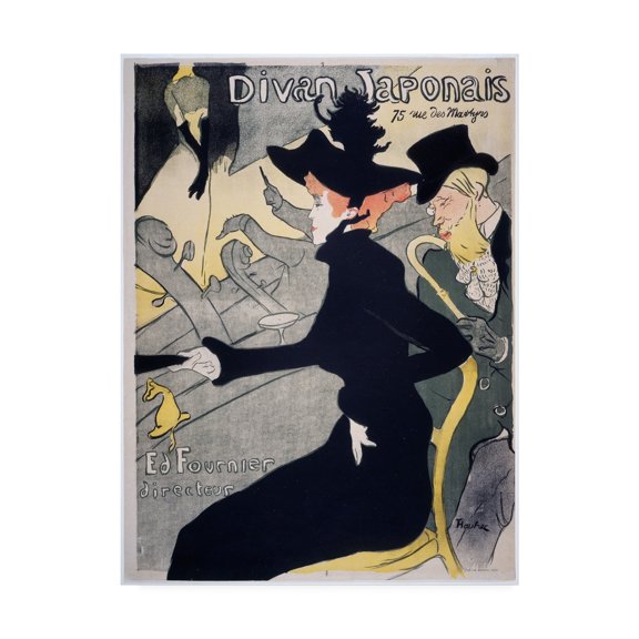 Toulouse-Lautrec 'Divan Japonais' Canvas Art