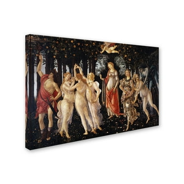 Botticelli 'La Primavera' Canvas Art