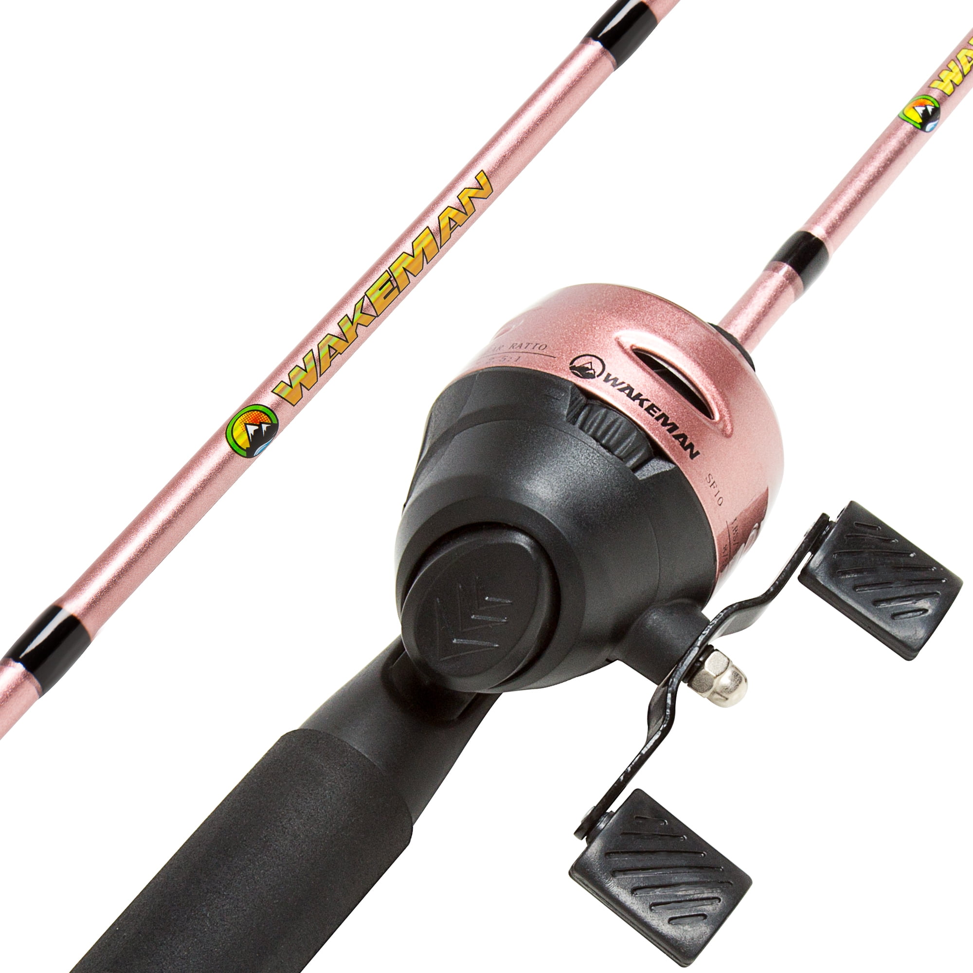 Wakeman Metallic Pink 64 inch Spinning Rod and Reel Combo, Size: 64\