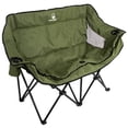 thumbnail image 1 of Wakeman Outdoor Double Camping Chair - Camp Loveseat with Carry Bag, Olive, 1 of 7