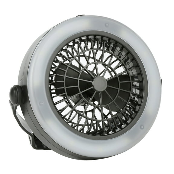 Wakeman Outdoors 2-in-1 Camping Lantern with Ceiling Fan