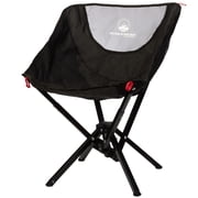Wakeman Outdoors Camping Chair - Lightweight Backpacking Chair, Black
