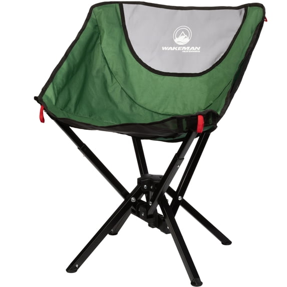 Wakeman Outdoors Camping Chair - Lightweight Backpacking Chair, Green