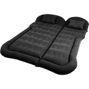 Wakeman Outdoors Inflatable Mattress - Car Air Mattress for SUV or Tent with Aux Outlet Pump, 2 Inflatable Pillows, Car Camping Gear, Black