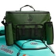 thumbnail image 1 of Wakeman Outdoors Kayak Cooler - 18L Seat Back Fishing Cooler, Water-Resistant Insulated Bag with 8-12 Hour Ice Retention, Fits 24 (330ml) Cans - Green, 1 of 11