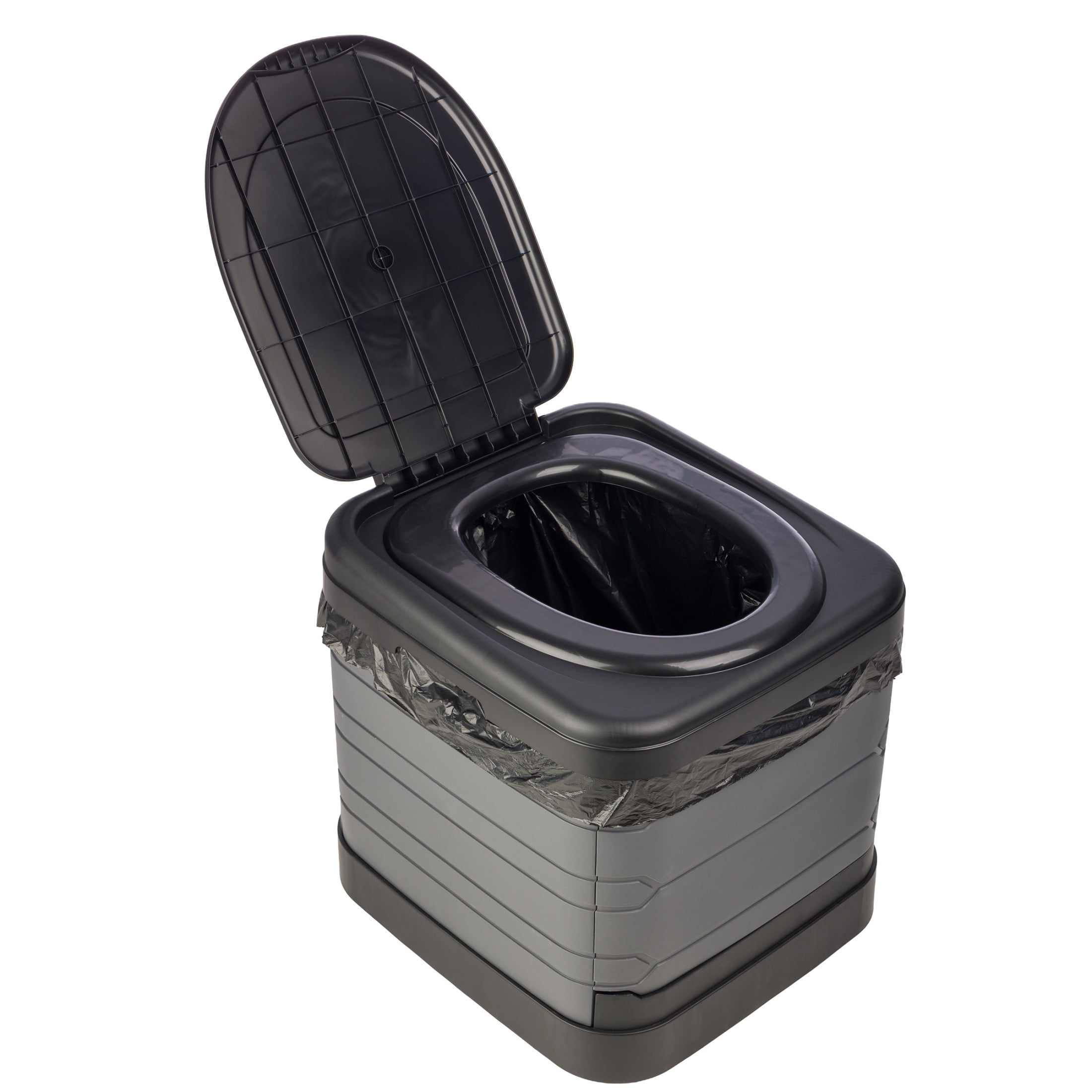 Wakeman Outdoors Large Portable Toilet for Adults, 400lb Capacity Camping Toilet