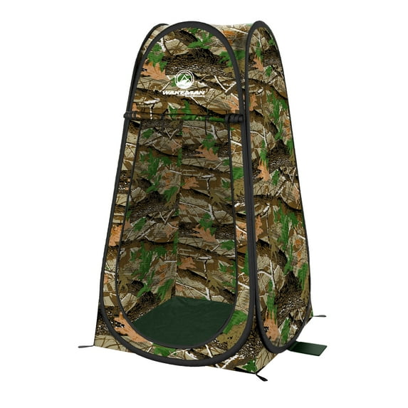 Wakeman Outdoors Pop Up Privacy Tent, Dressing Room, or Bathroom (Camo)