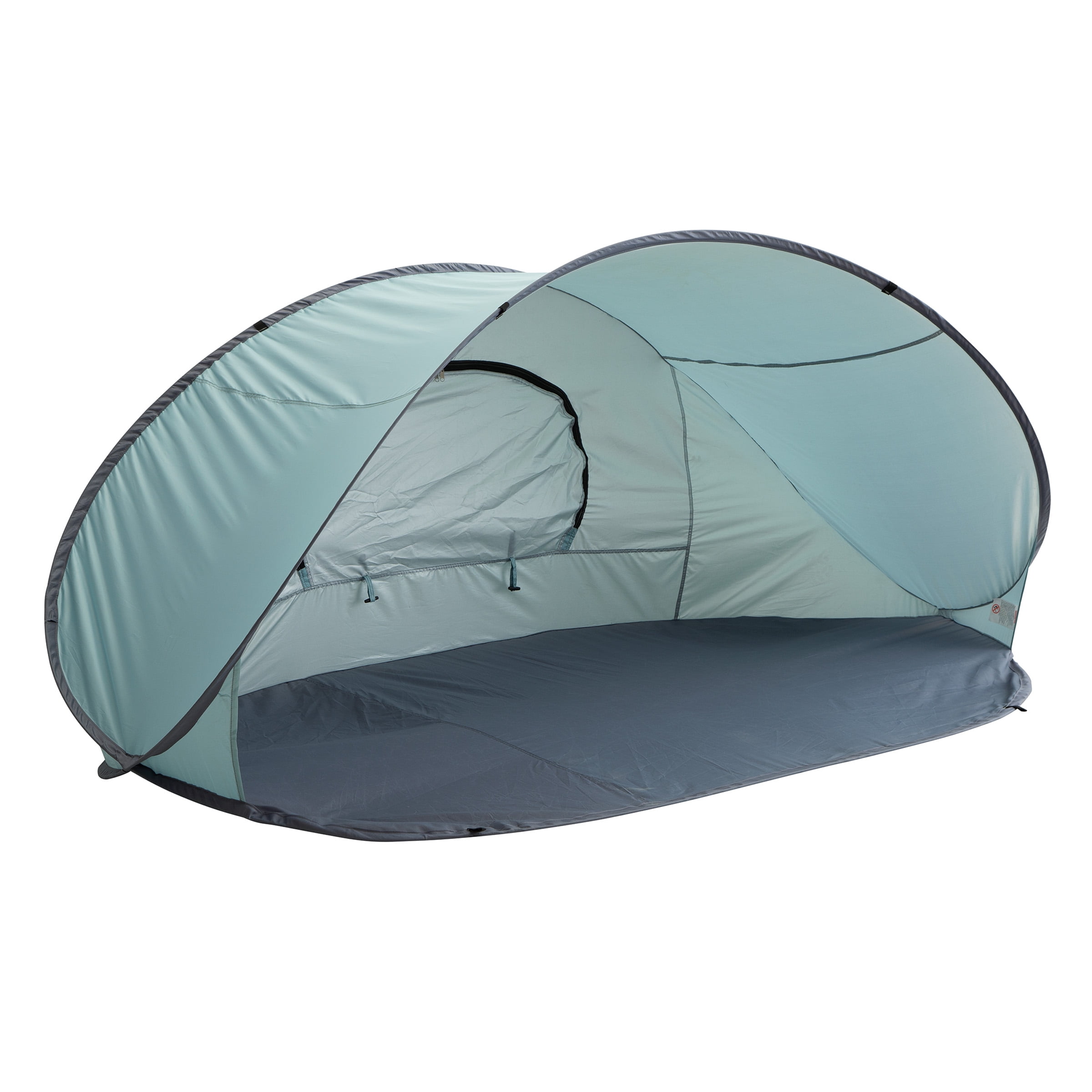 Wakeman Pop Up Beach Tent Sun Shelter - 2-3 Person UPF50+ UV Canopy, Blue