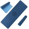 thumbnail image 1 of Non-Slip Yoga Mat with Alignment Marks '? Lightweight Exercise Mat with Carry Strap for Ho, 1 of 7