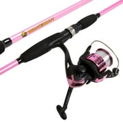Wakeman Pink 78" Spinning Rod and Reel Combo