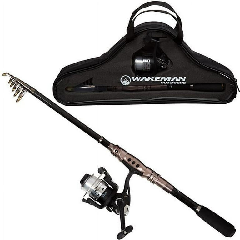 Wakeman Ultra Series Carbon Fiber and Steel Telescopic Spinning Combo 