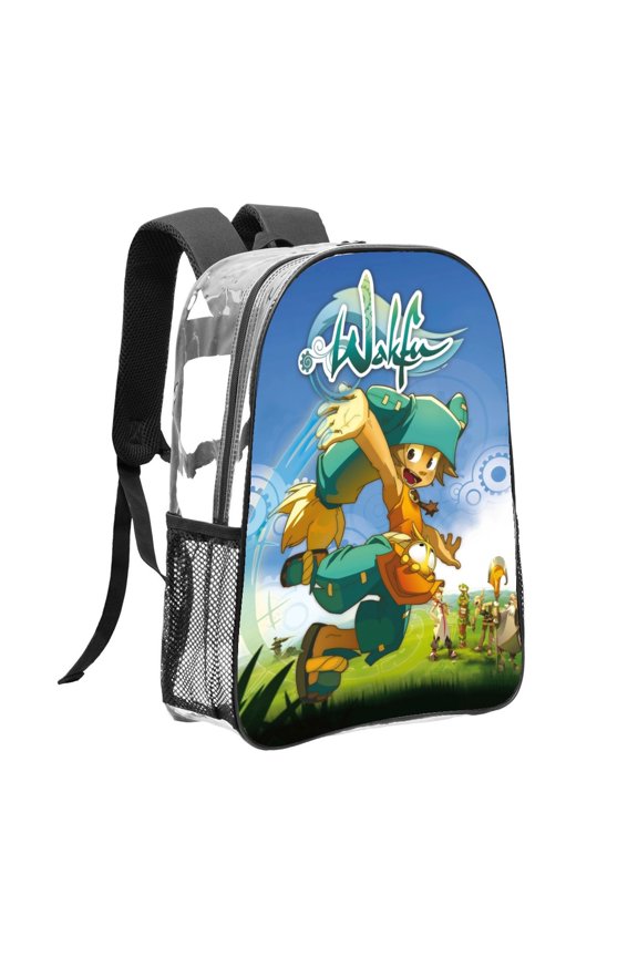 Wakfu Pattern Transparent Backpack Lightweight And fashionable Showcasing Personality And Leading The Trend