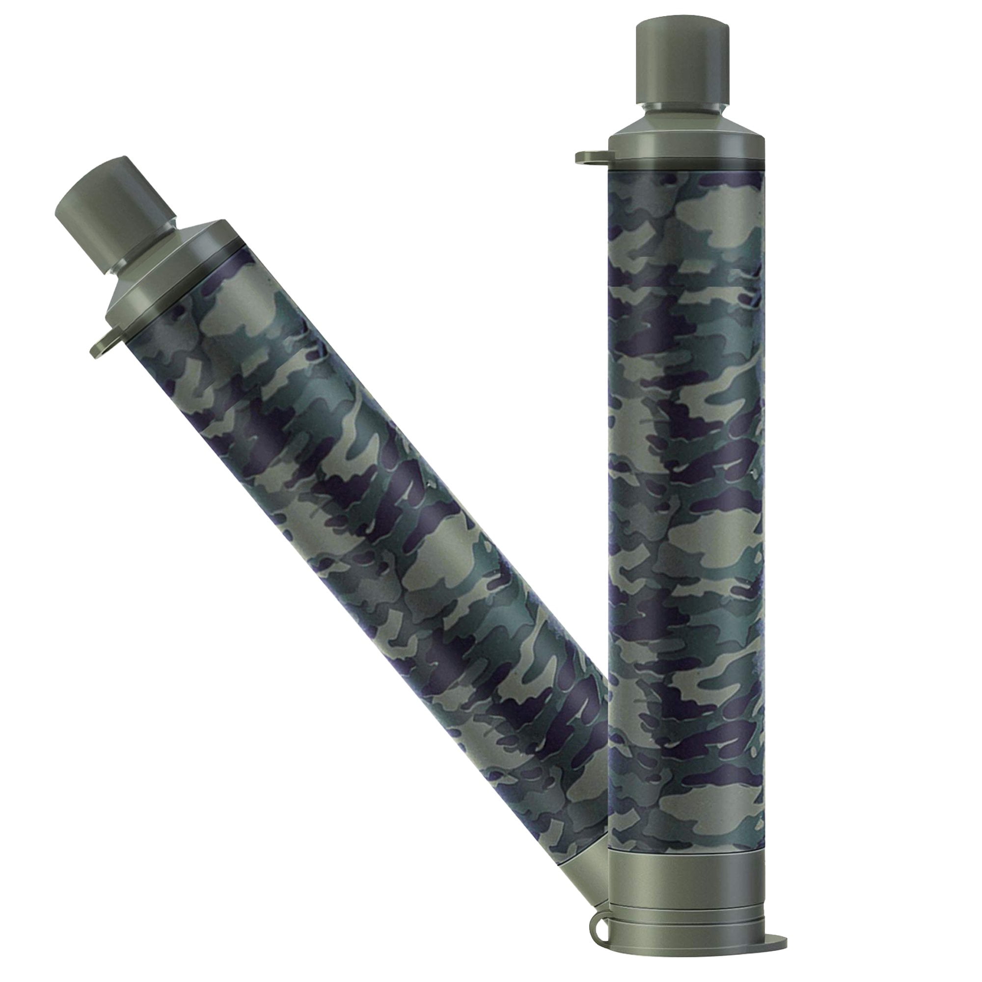 WakiWaki Personal Water Filter Straw, Portable Water Purifier Survival Gear for Hiking Camping