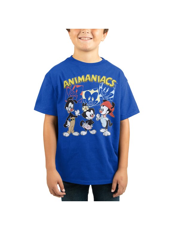 Wakko and Yakko Youth TShirt Boys Graphic Tee-X-Large