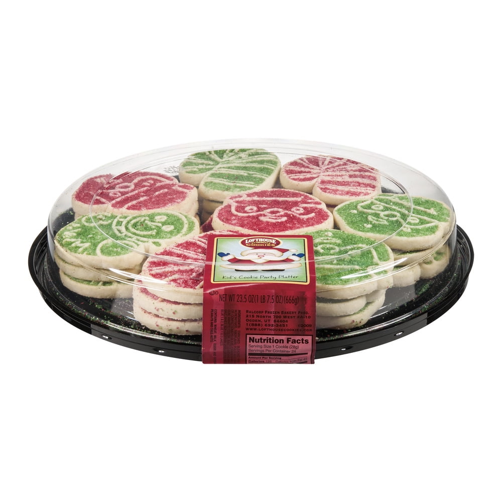 Walmart Bakery Holiday Kid's Cookie Party Platter