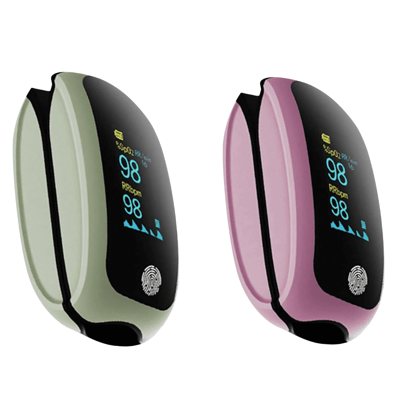 Pink O2 Reader WalBkBS Non_Invasive For Oxygen_Meter No Pricking Oxygen_Meter,_pulse ...