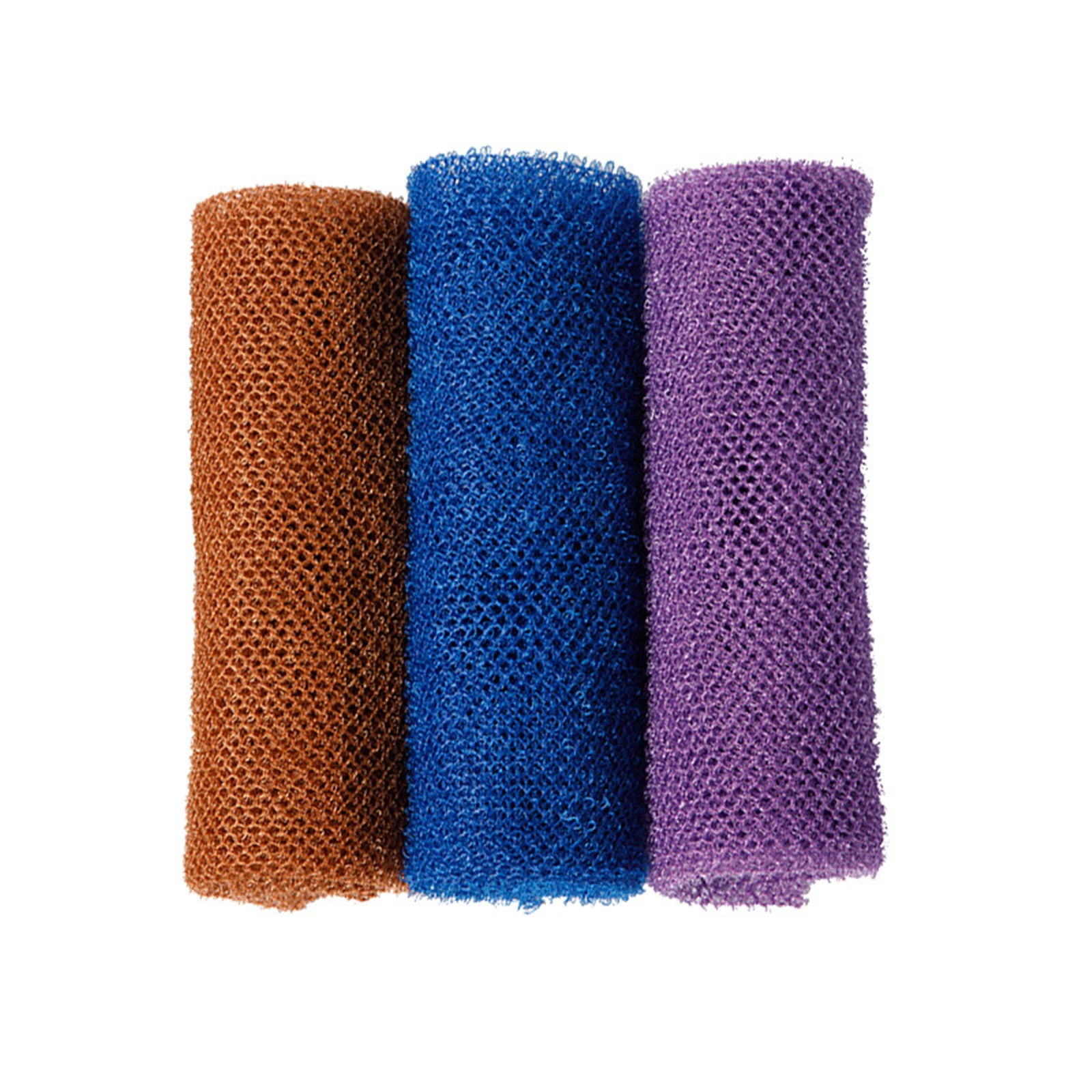 WalGRHFR 3 Pack Set African Net Sponge Bath Towels Wash Cloth Body