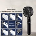 WalGRHFR Light Up Shower Head with Tooth Speaker Pressurized Eight