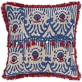 thumbnail image 1 of Walai WLA-003 20"H x 20"W Square Pillow Kit in Red/Ivory/Dark Blue/Khaki, 1 of 2