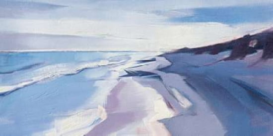 Walberswick Beach Canvas Art - Charlotte Jordan (24 x 48)