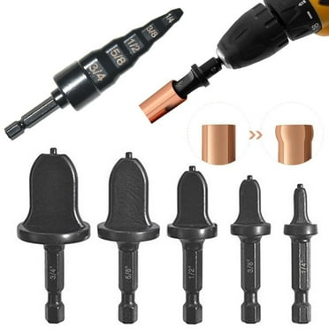 Walbest 1/5/6Pcs/Set Copper Pipe Expander Air Conditioner Refrigeration Tube Expander Swaging Tool Heavy Duty Metal HVAC Repair Hand Pipe Expanding Tool