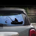 thumbnail image 1 of Walbest 1 PCS Car Sticker - Fashion Fishing Fish Boat Pattern Universal Auto Truck Stickers Window Decals Decoration, 1 of 5
