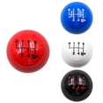 thumbnail image 1 of Walbest 1 Pack Car Gear Shift Knob, 5-Speed Acrylic Ball Modified Gear Stick Head Knob for Universa Car, Blue, 1 of 7