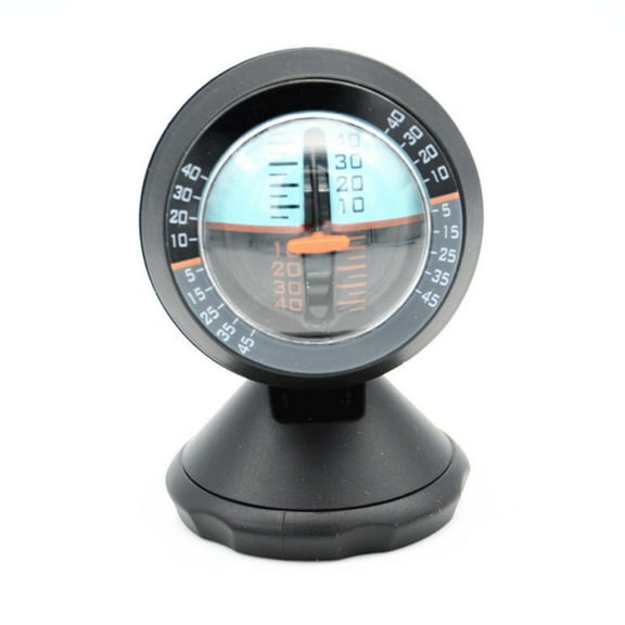Walbest 1 Pack Car Slope Meter, Car Inclinometer Gradient Balancer Declinator Angle Level Meter Gauge