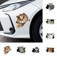 thumbnail image 1 of Walbest 1 Pack Car Sticker, 3D Waterproof Funny Cat Animal Car Decal for Universal Auto SUV, 1 of 7