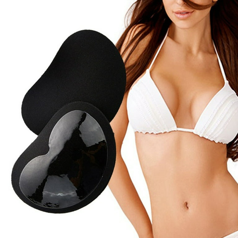 Walbest 1 Pair Bra Insert Pads, Bikini Swimsuit Push Up Silicone Bra Pads  Women Breast Lift Enhancer Pad